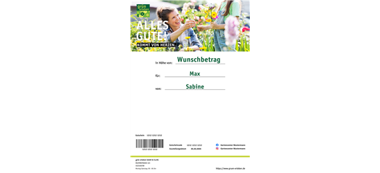 Online-Gutschein